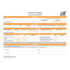 External Air Supply Commissioning Record (pad of 10)